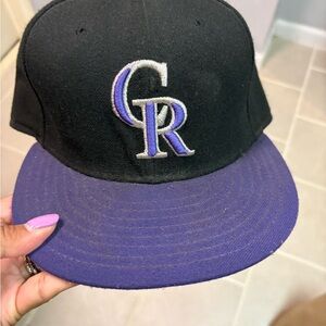 New Era Black and Purple Cap